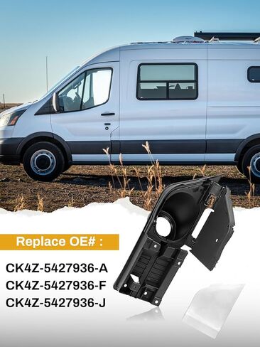 Transit Gas Door, Fuel Filler Pocket Door Hinge and Housing Assembly Compatible on Ford Transit Vans 150 250 350(HD) 2015-2023, Fuel Tank Filler Pipe for CK4Z-5427936-A CK4Z-5427936-F in Kuwait