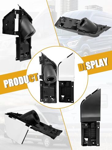 Transit Gas Door, Fuel Filler Pocket Door Hinge and Housing Assembly Compatible on Ford Transit Vans 150 250 350(HD) 2015-2023, Fuel Tank Filler Pipe for CK4Z-5427936-A CK4Z-5427936-F in Kuwait