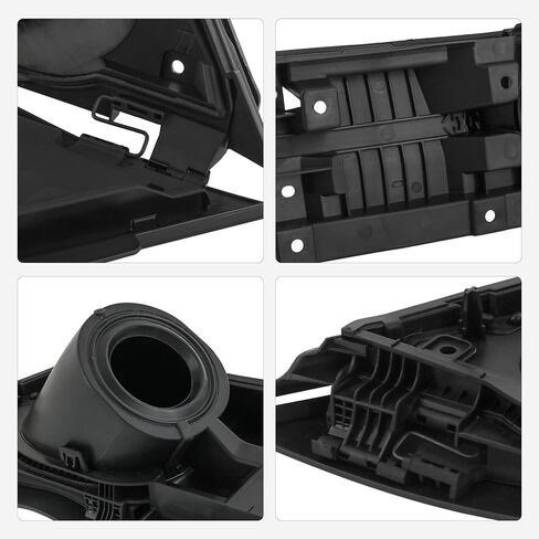 استبدال غطاء باب الوقود لسيارة Ford Transit 150 250 350 350 HD 2015-2023 غطاء باب حشو مطلي باللون الأسود غطاء ديكور بلاستيكي استبدال 926-382 CK4Z-61405A26-B CK4Z61405A26B in Kuwait