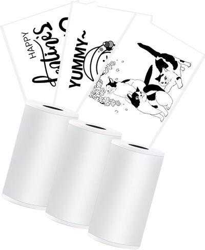 ورق حراري لاصق أبيض Phomemo M02L، ورق طابعة لاصق in Kuwait