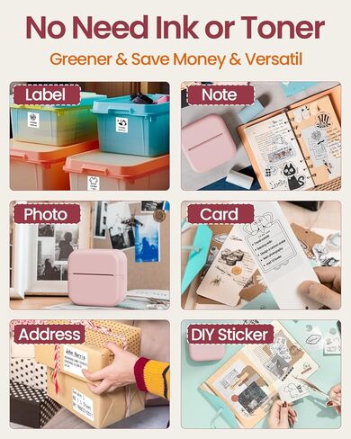 ورق حراري لاصق أبيض Phomemo M02L، ورق طابعة لاصق in Kuwait