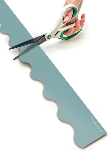 Teacher Created Resources Slate Blue Scalloped Rolled Border Trim, 50 Feet in Saudi Arabia