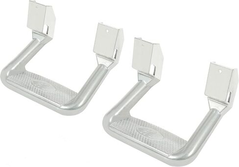 KUAFU Universal Side Step Compatible with 1967-2020 Chevrolet Toyota Ford Dodge Jeep GMC Nissan Mazda Aluminum 2 Pcs Side Step for Pickups & Trucks Black in Saudi Arabia