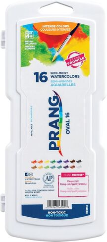 Prang Oval Pan Watercolor Paint Set, 8 Assorted Colors, 1 Count in Saudi Arabia