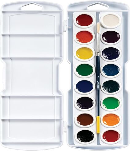 Prang Oval Pan Watercolor Paint Set, 8 Assorted Colors, 1 Count in Saudi Arabia