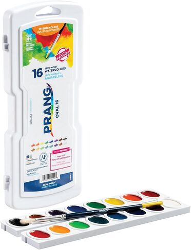 Prang Oval Pan Watercolor Paint Set, 8 Assorted Colors, 1 Count in Saudi Arabia