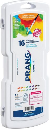 Prang Oval Pan Watercolor Paint Set, 8 Assorted Colors, 1 Count in Saudi Arabia