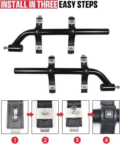 4 Pcs Fender Brackets Assembly - 8591005 Fender Hanger Mounting Bracket for Trailer Dump Trucks, Flatbed Trucks Dual Rear Wheels Replacement 8590195 & 8590245 Poly Fender (One Side) in Saudi Arabia