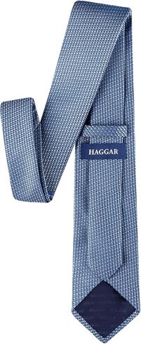 Haggar Men's Textured Tonal Pattern Self-tie Necktie in Saudi Arabia