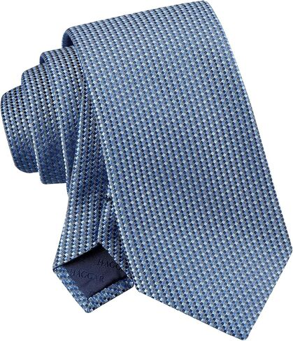 Haggar Men's Textured Tonal Pattern Self-tie Necktie in Saudi Arabia