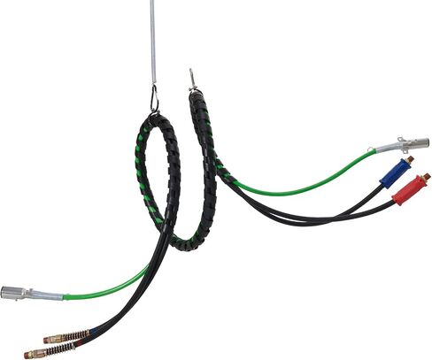 VEVOR 12FT Semi Truck Air Lines Kit with 2PCS Glad Hands, 3-in-1 Air Hoses & 7 Way ABS Electric Power Line, with 2PCS Gladhand Handles, 4PCS Seals and Tender Spring Kit for Semi Truck Trailer Tractor in Saudi Arabia