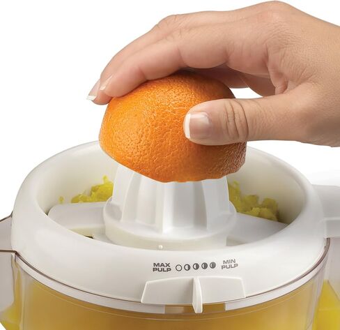 BLACK+DECKER CJ630 32-Ounce Electric Citrus Juicer, White in Saudi Arabia
