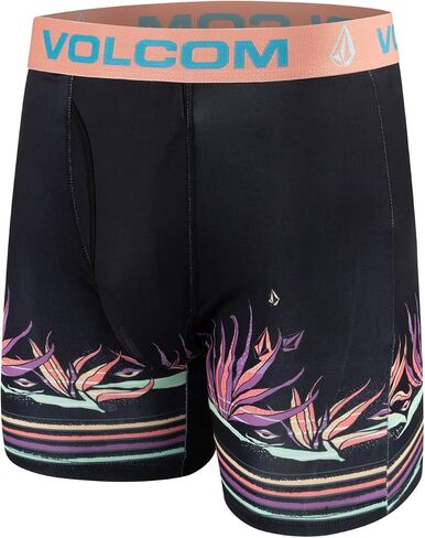 Volcom Mens Boxer Briefs Poly Spandex Performance Boxer Briefs Underwear in Saudi Arabia