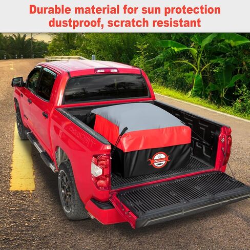 Sailnovo Truck Bed Bag, 36 Cubic ft 100% Waterproof Fits Any Truck Size, Heavy Duty Truck Cargo Bag PVC Water Resistant with 4 Stretch Cord, Packing Bag 59.16x48x22inch in Kuwait