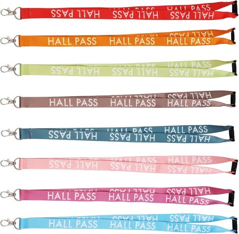 Hall Pass for Classrooms Hall Passes Lanyards Travel The Map Travel World Set of 8 Teacher Supplies Gift Boy Girl Bathroom Library Office Nurse Pass Elementary Middle School in Saudi Arabia
