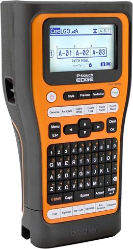 Brother PT-E560BTVP P-Touch Edge Handheld Industrial Label Printer with Bluetooth and Dual auto-Cutter (up to 24mm Labels) in Saudi Arabia