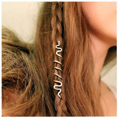NAISKA 20PCS Moon Hair Braid Dreadlock Snake Braid Accessories Beads Star Dreadlocks Loc Jewelry for Braids Hair Clip Decoration Hair Beads Cuffs Coils Rings Pendants（Gold） in Saudi Arabia