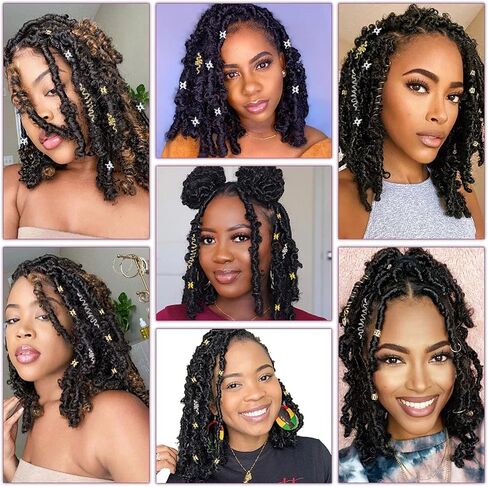 NAISKA 20PCS Moon Hair Braid Dreadlock Snake Braid Accessories Beads Star Dreadlocks Loc Jewelry for Braids Hair Clip Decoration Hair Beads Cuffs Coils Rings Pendants（Gold） in Saudi Arabia