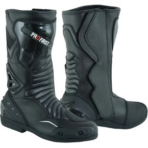 PROFIRST Ladies High Long Ankle Motorbike Boots Motorcycle Waterproof Women Cruiser Shoes Racing
