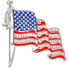 CCINEE America Brooch Trump Word Lable Souvenir Pin Badge Brooch for Patriotic Medal Take America Back Gift