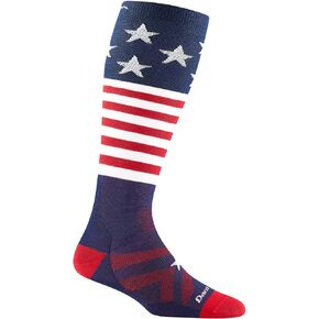 Darn Tough Kids Captain Stripes OTC Lightweight Ski & Snowboard Sock (Style 3801)