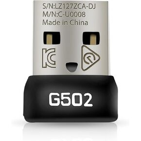 Lzcdelyxiao USB Dongle Mouse Receiver Adapter Compatible with Logitech G502 dongle Lightspeed Wireless Gaming Mouse Receiver