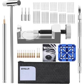 Watch Link Removal Tool Kit, Watch Band Strap Link Pins Remover Repair Tool, Watch Sizing Tool Kit for Watch Bracelet Adjustment Resizing, Watch Pin Pusher Removal Tool, Watch Adjustment Tool Kit