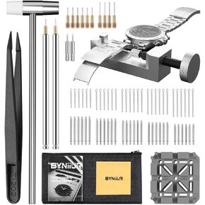 Watch Link Removal Tool Kit, Watch Band Strap Link Pins Remover Repair Tool, Watch Sizing Tool Kit for Watch Bracelet Adjustment Resizing, Watch Pin Pusher Removal Tool, Watch Adjustment Tool Kit