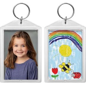 Acrylic Snap-in Photo Keychains
