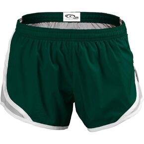 Momentum Shorts, Dark Green/Silver, X-Large
