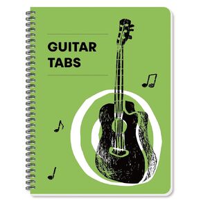 INKNOTE Guitar tablature notebook Blank guitar tab notebook Guitar music tabs journal for Music composition Songwriting and Recording of yous song paperback 11.2 x 8.3inch