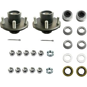5-Hole,4.5" Bolt Circle Idler Hub for 2,000 lb.Trailer Axles for 1 1/16" Spindle That uses L44649 Trailer Bearings