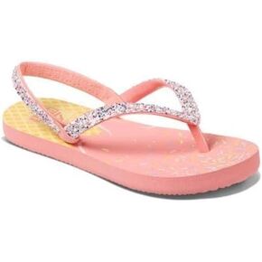 Reef Girl's Little Stargazer Prints Flip Flops