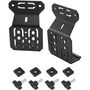 دعامات تثبيت على السكك الحديدية لسرير الشاحنة متوافقة مع تاكوما، والنظام المعياري لسكة السرير للمجارف والفأس ولوحات الاسترداد وعلب الوقود وغيرها من الملحقات in Kuwait