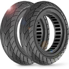 BANGTING قطعتان من الإطارات الصلبة مقاس 10 × 2.125 بوصة للسكوتر الكهربائي، إطار 50/75-6.1 لـ Gotrax GXL V2 / XR/APEX، إطار 8.5 × 2 بوصة لـ Xiaomi Pro 2 / M365 / 1S واستبدال الإطارات 8 1/2 × 2 (أزرق)