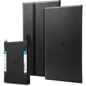 Spigen Life Passport Card Cover Holder Passport Wallet Travel Documents Organizer &Car Registration and Insurance Card Holder made with Velo Vegan Premium Leather