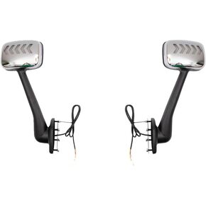 Chrome Hood Mirror Assembly with LED light Five Arrows fit for Truck Freightliner Cascadia 2008 LH + RH One Pair in Kuwait