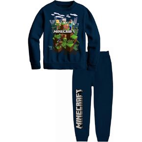 Minecraft Boys' Long Sleeve Knit Top and Jogger Set