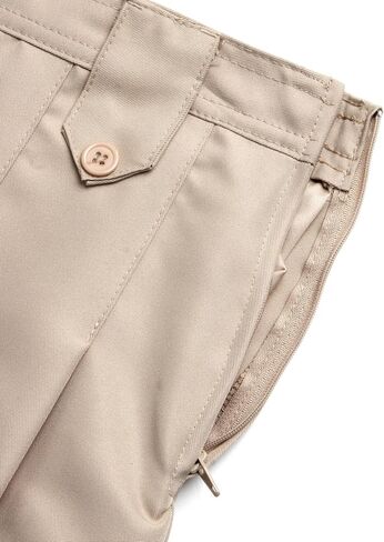 Girls' School Uniform Skirt - 2 Pack Belted, Two Tab, Two Button Pleated Skort - Twill Scooter Skirts for Girls, 4-16 in Saudi Arabia