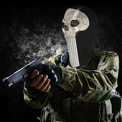 شبح بالاكلافا الهيكل العظمي قناع التزلج شبح الجمجمة قناع الوجه سمك القد هالوين مخيف قناع يندبروف قناع تأثيري للرياضة في الهواء الطلق in Kuwait