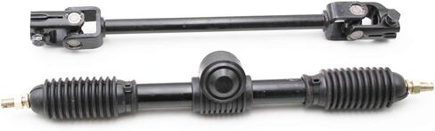 PRO BAT 320mm/12.6'' Steel Adjustable Steering Rack Power Steering Shaft Tie Rod Rack Kit For 110cc 125cc 150cc Go Cart Golf Buggy UTV, Black in Saudi Arabia