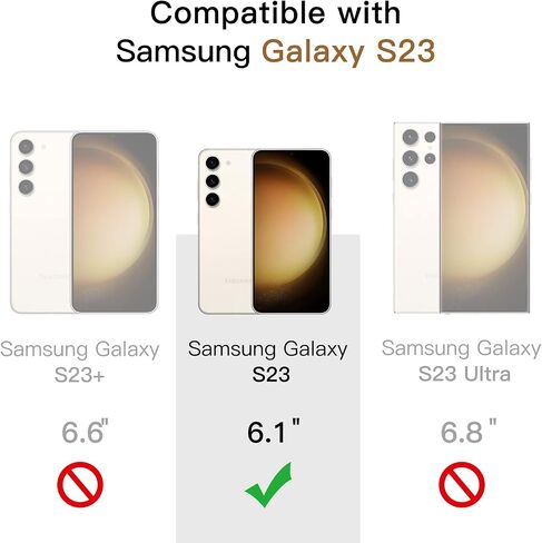 JETech Screen Protector for Samsung Galaxy S23+ / S23 Plus 5G 6.6-Inch, Tempered Glass Film, Fingerprint ID Compatible, HD Clear, 3-Pack in Saudi Arabia