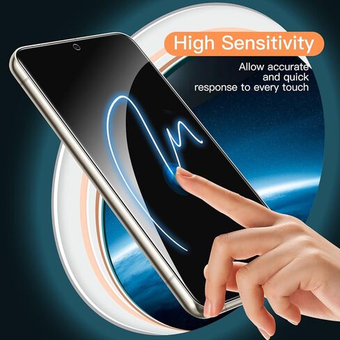 JETech Screen Protector for Samsung Galaxy S23+ / S23 Plus 5G 6.6-Inch, Tempered Glass Film, Fingerprint ID Compatible, HD Clear, 3-Pack in Saudi Arabia