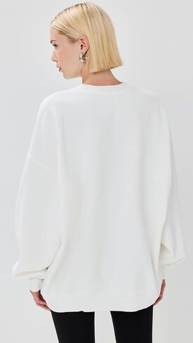 ANINE BING Women's Miles Oversized Sweatshirt Letterman in Saudi Arabia