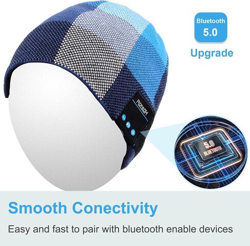 قبعة سماعات الرأس اللاسلكية Qshell Bluetooth Beanie القابلة للغسل للرياضات الخارجية in Saudi Arabia