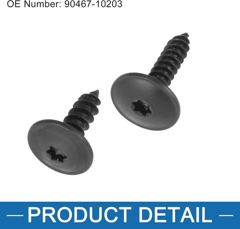 Fender Liner Splash Guard Tapping Screw Bolt U Clips Assortment for Volkswagen Golf 2000-2013 (Set of 100) in Saudi Arabia