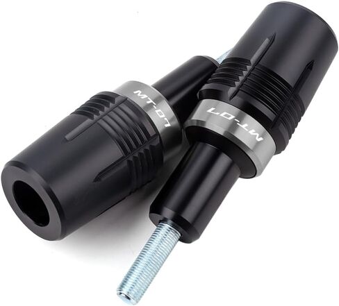 مناسب لـ YAMAHA MT-07 fz07 MT07 Tracer 2014-2021 2022 2023 2024 ملحقات الدراجات النارية الإطار المتزلجون واقي التصادم واقي المحرك من السقوط (أسود) in Kuwait