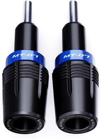 مناسب لـ YAMAHA MT-07 fz07 MT07 Tracer 2014-2021 2022 2023 2024 ملحقات الدراجات النارية الإطار المتزلجون واقي التصادم واقي المحرك من السقوط (أسود) in Kuwait