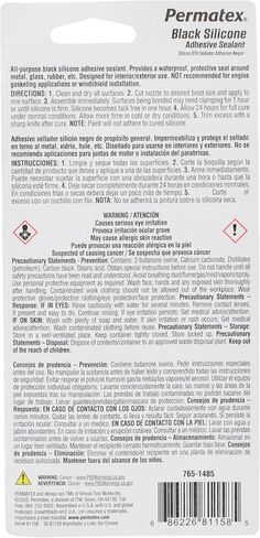 Permatex 81158 Black Silicone Adhesive Sealant, 3 oz. Tube, Pack of 1 in Saudi Arabia