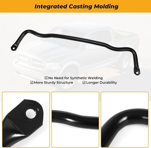 Stabilizer Bar 55398938AC Front Sway Bar Suspension Stabilizer Bar Assembly Compatible with Dodge Ram (2009-2010)1500，Compatible with Ram (2011-2018)1500,Compatible with Ram (2019-2022)1500 Classic in Saudi Arabia
